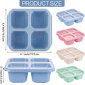 4 Compartments Snackle Box Container