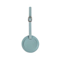 Round Shaped Pu Leather Luggage Tag