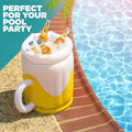 Inflatable Beer Mug Pool Cooler