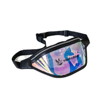 Pvc Transparent Waist Bag Clear Laser Fanny Pack