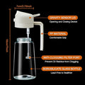 2 In 1 Olive Oil Dispenser Bottle For Kitchen-16Oz