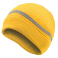 Fleece Lined Warm Beanie with Reflective Strip