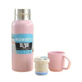 Promotional Stainless Steel Vacuum Flask Gift Set W/3 Lids