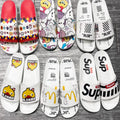 Full Color Pvc Slippers Pool Sandals