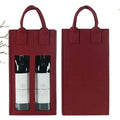 Transparent Two-Bottle Wine Tote Bag