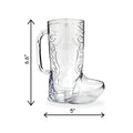 17oz Handle Plastic Cowboy Boot Cup