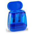 Double Holes Pencil Sharpener With Lid