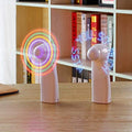 Led Programmable Fan Mini Strong Handheld