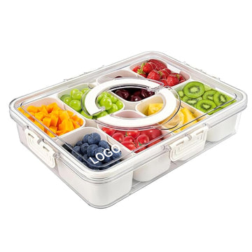 8 Compartments Snackle Box Container