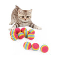 Custom 1 3/8" Rainbow Pet Toy Soft EVA Foam Ball