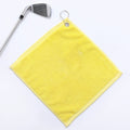 Pure Cotton Golf Towel With Hook