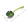 Green Leaf Slotted Spoon