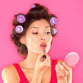 Folding Travel Mirror Hair Brush