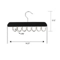 Wooden Belt Hanger Rack With 14 Hooks
