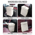 Premium Leakproof Car Trash Can With Lid
