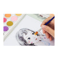 12 Colors Watercolor Paint Set With 1 Brush
