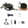 Portable Tactical Round Wallet with Carabiner
