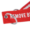 Personalized Embroidery Woven Key Tag