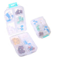 10 Compartments Travel Pill Box
