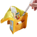Portable Folding Stationery Box Pencil Case With Zipper