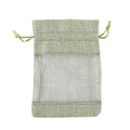 Small Linen Window Drawstring Pocket