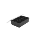 Food Grade Silicone Large Whiskey Ice Mold Tray With Lid