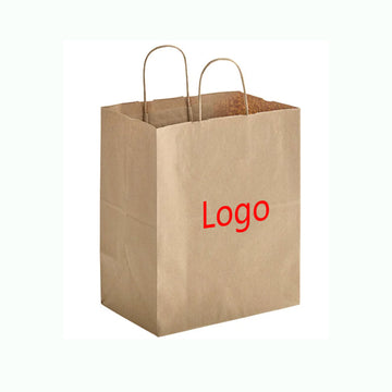 Natural Kraft Paper Shopping Bag with Handles