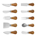 Cheese Spreader/W Wooden Handle Standing Butter Knife