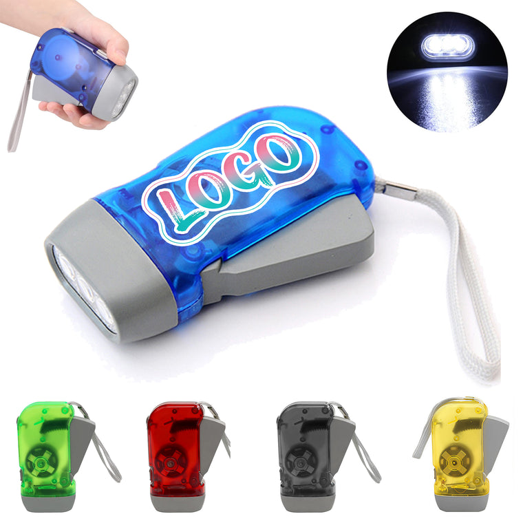 Hand Crank Dynamo Emergency Flashlight