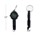 2 in 1 Emergency Whistles with Compass