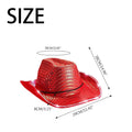 Shiny Cowboy Hat With Led Light Brim