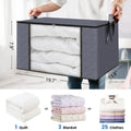 Blanket Clothes Organizer Large Capacity Foldable