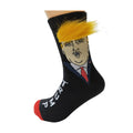 Trump Socks with Hair and Comb