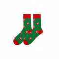 Christmas Socks Colorful Fun Cotton Crew Socks