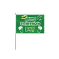 St. Patrick's Day Wooden Hand Waving Flag