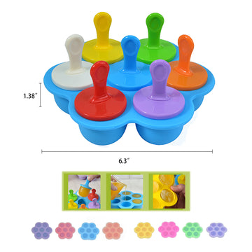 7 Cavity Ice Cream Molds