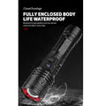 30W High Intensity LED Long Throw Zoom Flashlight