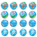 Blank Foam Squeeze Globe Earth Ball