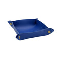Folding Leather Tray Organizer