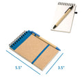 Eco-Friendly Mini Spiral Notebook & Pen Set