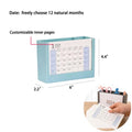 Desktop Business Calendar With Pen Holder And Storage Box