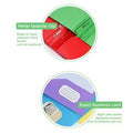 Durable Plastic Folder with 2 Pockets & Fasteners