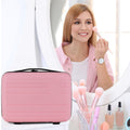 13 Inch Large Capacity Hard Shell Makeup Case For Women