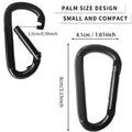 D Shaped Carabiner Clip for Camping