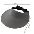 Traceless Sun Visor Hat Stereoscopic Big Brim Cap