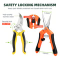 3-Pack Stainless Steel Pruning Shears