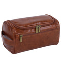 Pu Storage Cosmetic Bag With Handle