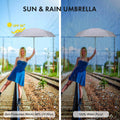Mini Fold Umbrella Sunshade Compact Portable