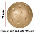Custom 3" Gold Pickleball Stress Reliever