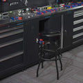 PU Leather Seat Tall Metal Bar Stool